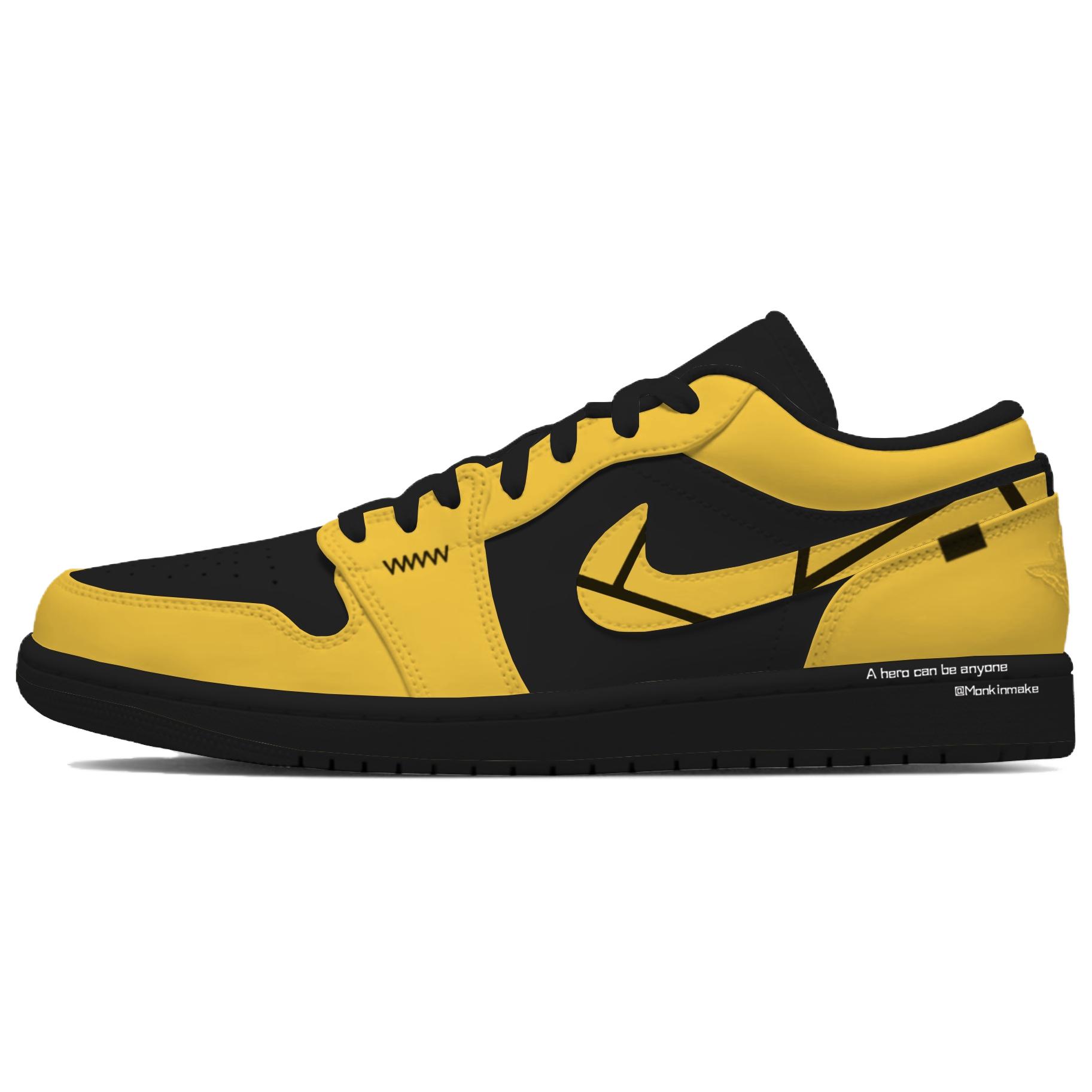 

Jordan Air 1 Monkin Yellowstone, для поездок на работу, на свидания, для повседневной носки, универсальный принт