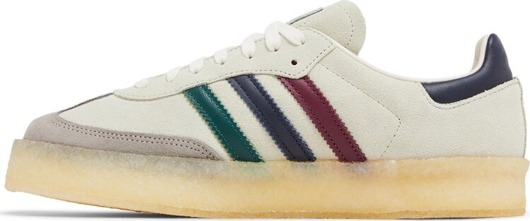 Кроссовки Ronnie Fieg x Clarks x 8th Street Samba 'Kithmas - Multi-Color Stripes', кремовый — фото 3