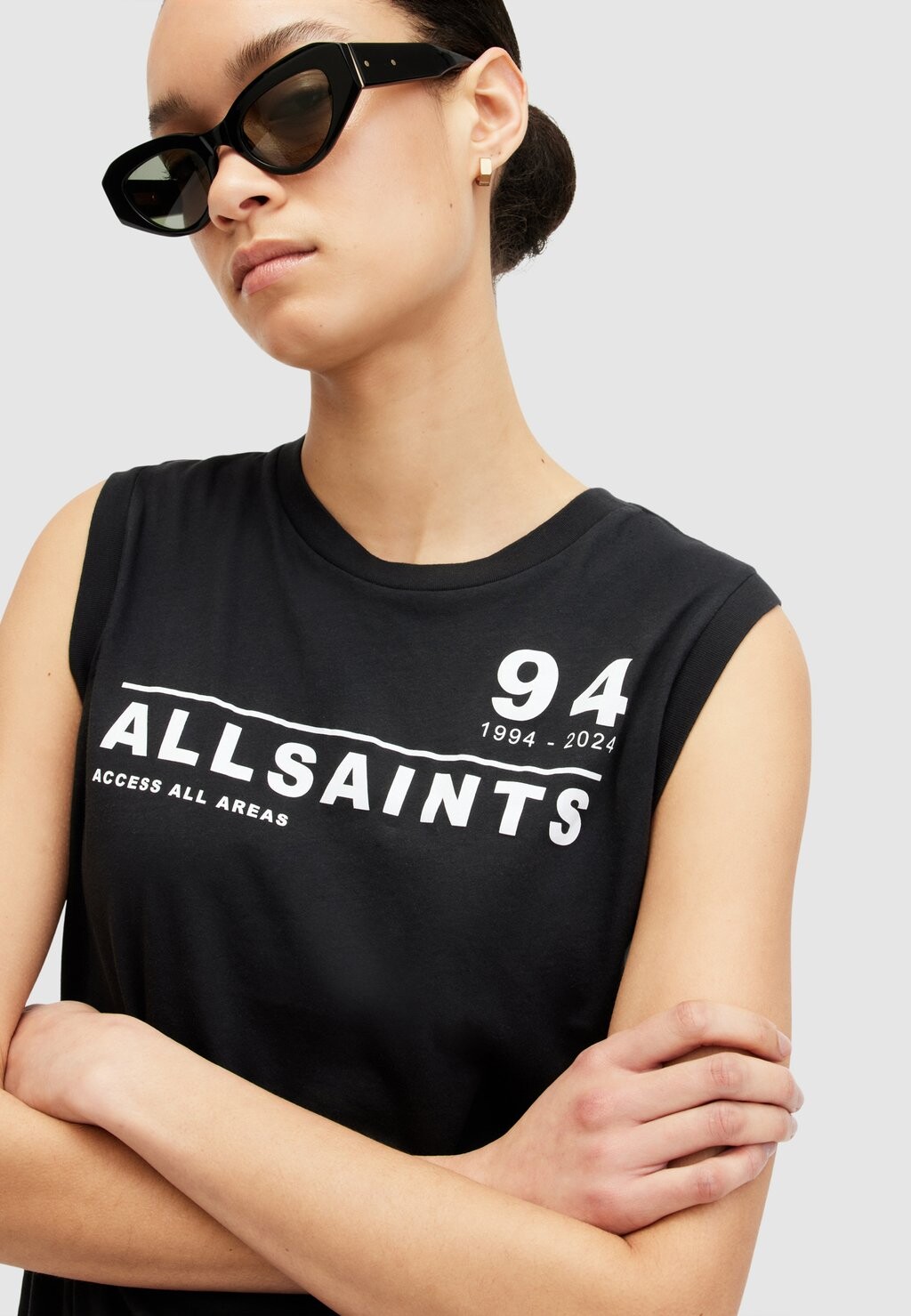 

Топ ACCESS IMOGEN TANK AllSaints, черный