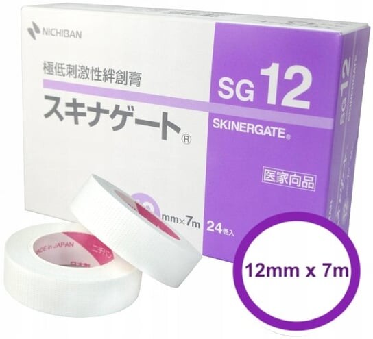 

Ленты для ресниц Nichiban Skinergate, 1,2 см X 7 м Project Lashes, 24