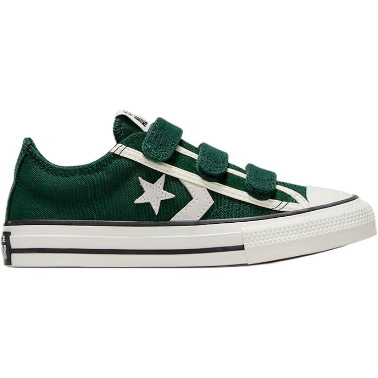 Converse Кеды All Star Low Top детские из холста зеленые для детей 3-7 лет — фото 3