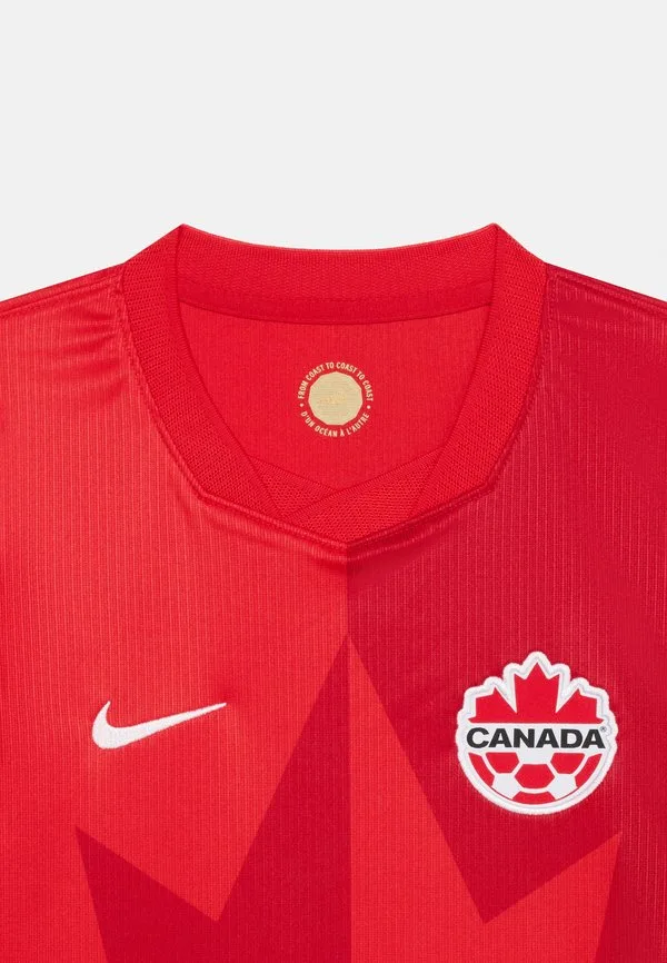Домашняя спортивная футболка сборной канады Nike Performance, University Red/Gym Red/Black/White — фото 4
