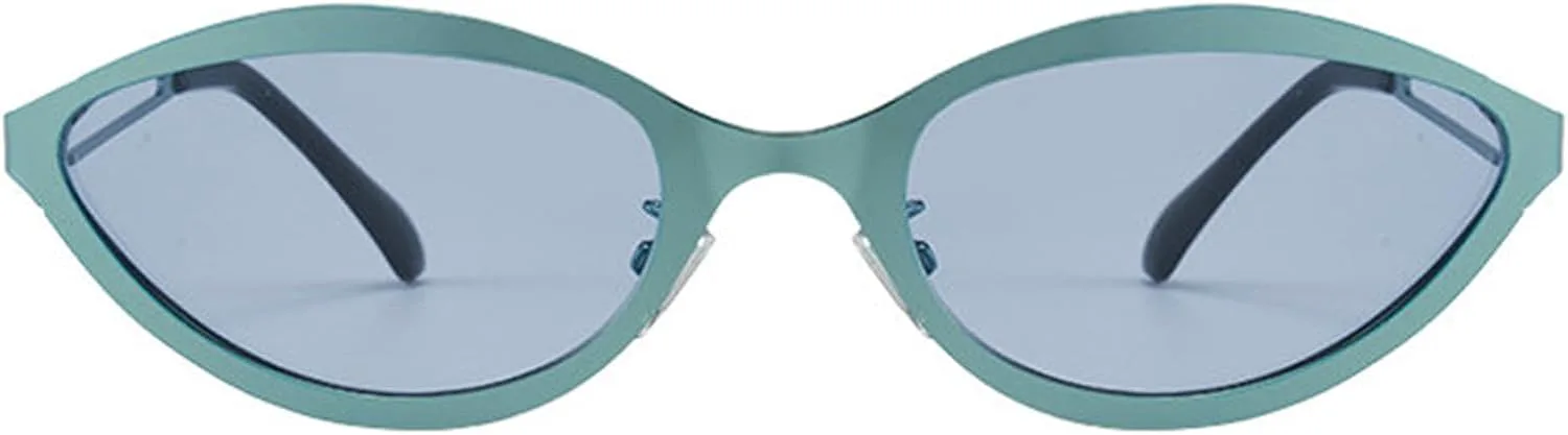 

Солнцезащитные очки «кошачий глаз» Helena, дизайнерские, в маленькой металлической оправе, модные солнцезащитные очки для женщин, защита от ультрафиолета UV400, C2