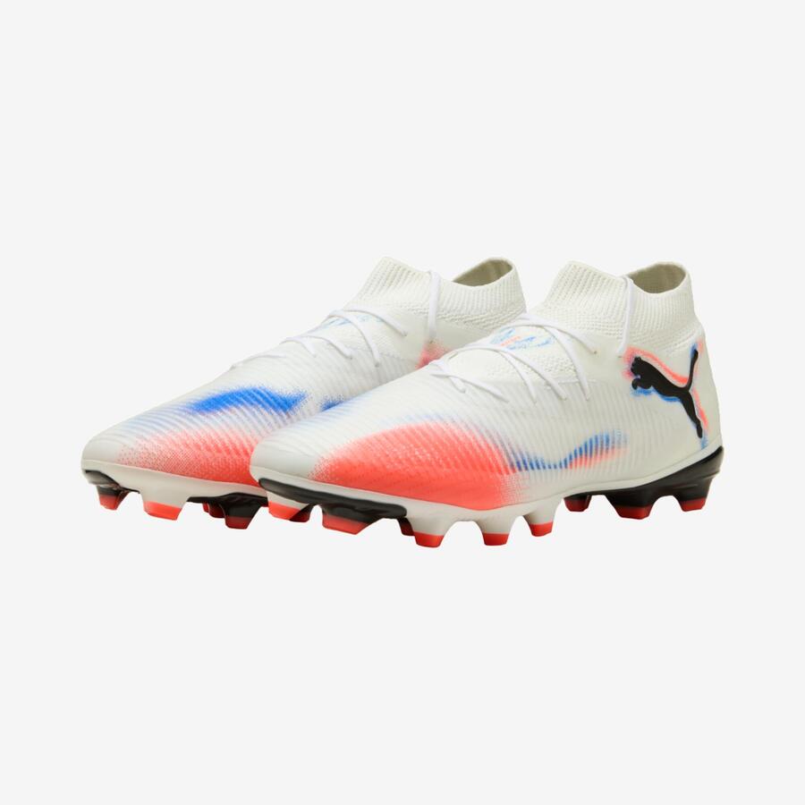 PUMA Футбольные бутсы женские/мужские FG - Future 8 Pro White — фото 2