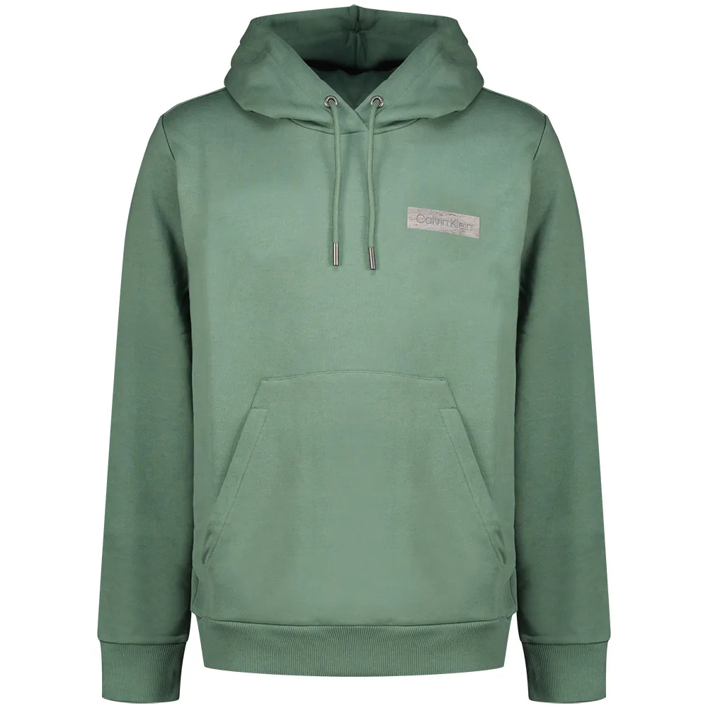 

Худи Calvin Klein Raised Concrete Logo, зеленый