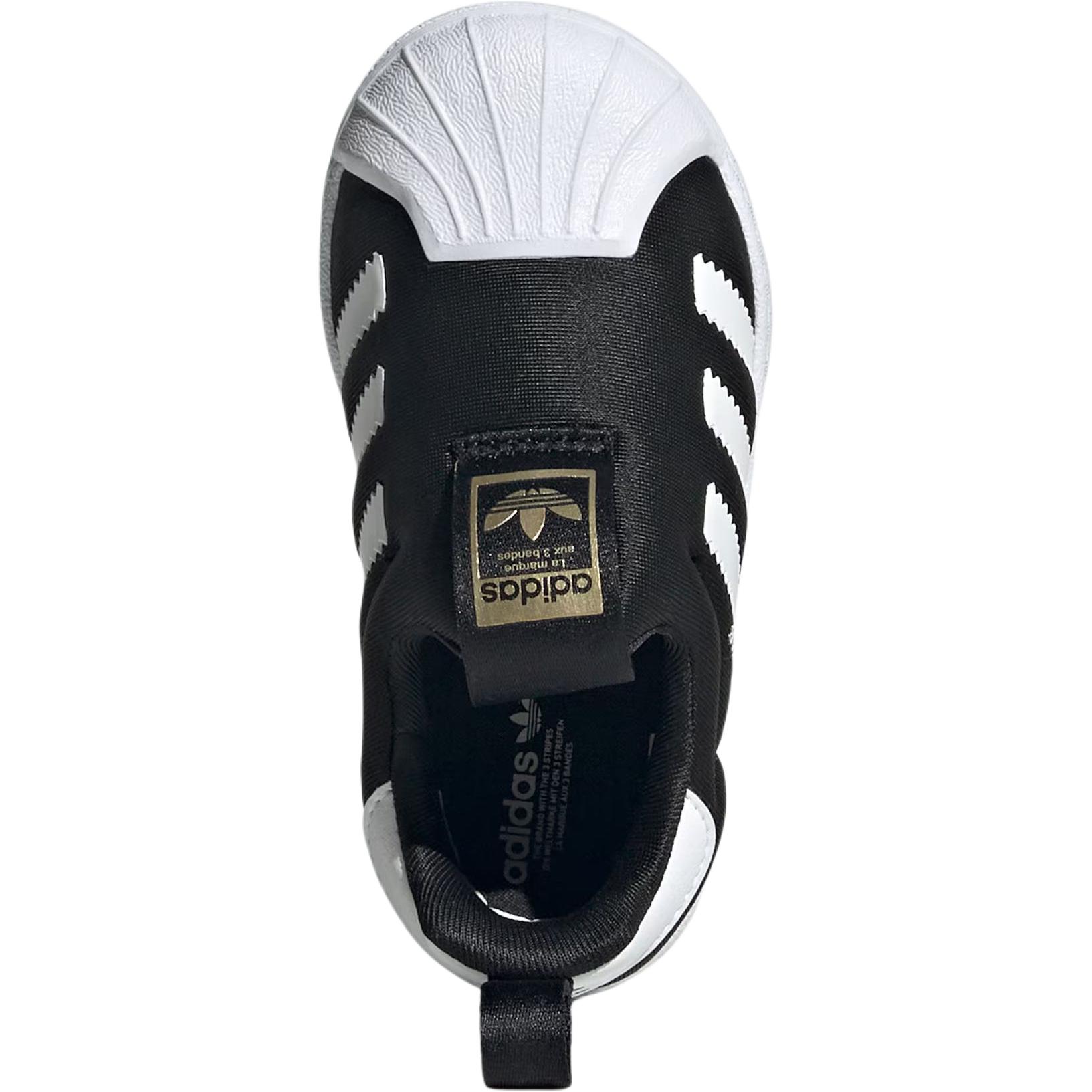 Кроссовки SUPERSTAR 360 Low top для малышей Adidas Originals, черный — фото 3