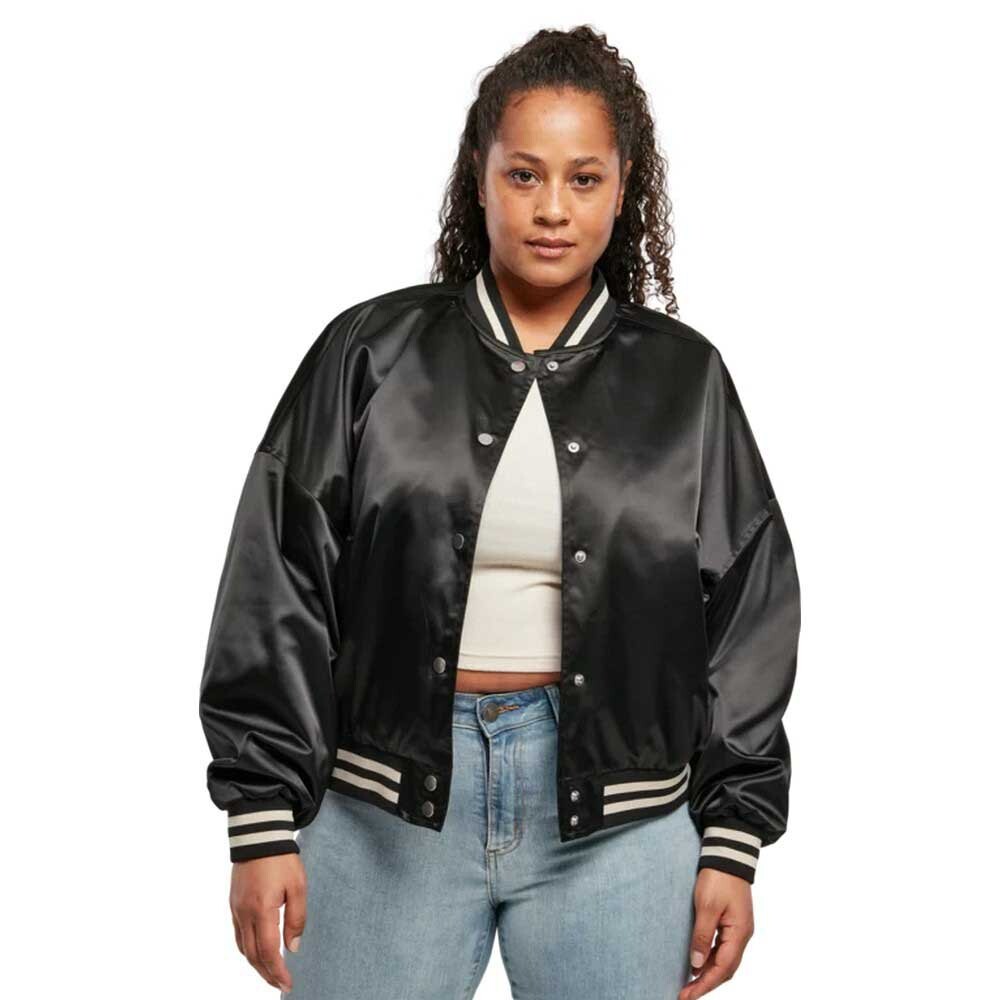 

Куртка Urban Classics Oversized Satin College, черный