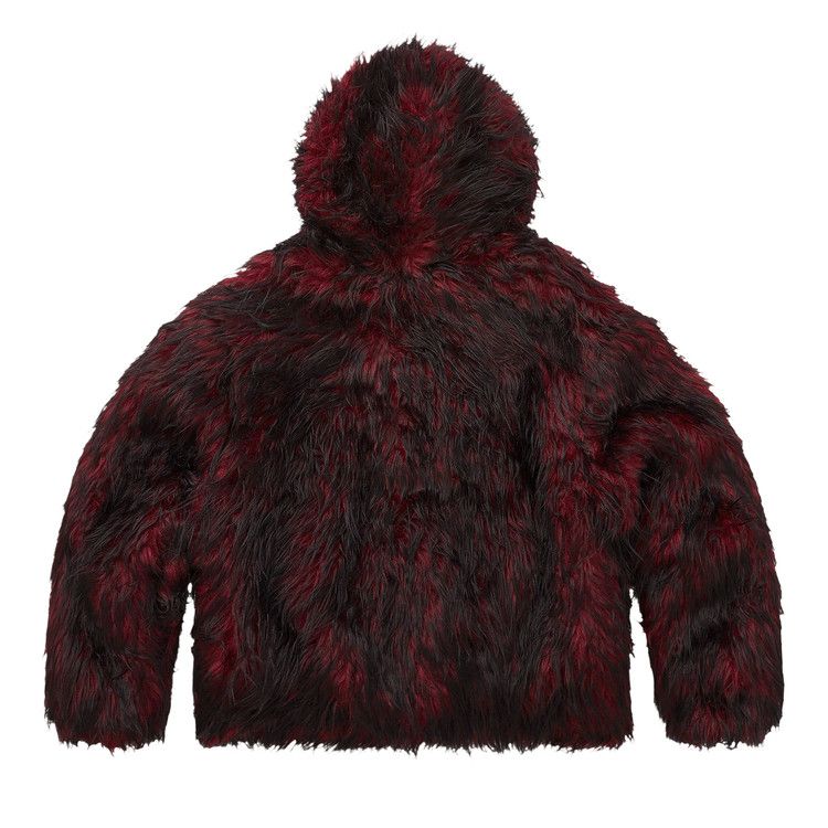 Куртка Supreme x Y’s Faux Fur Windstopper Hooded Bomber Jacket, Red — фото 2