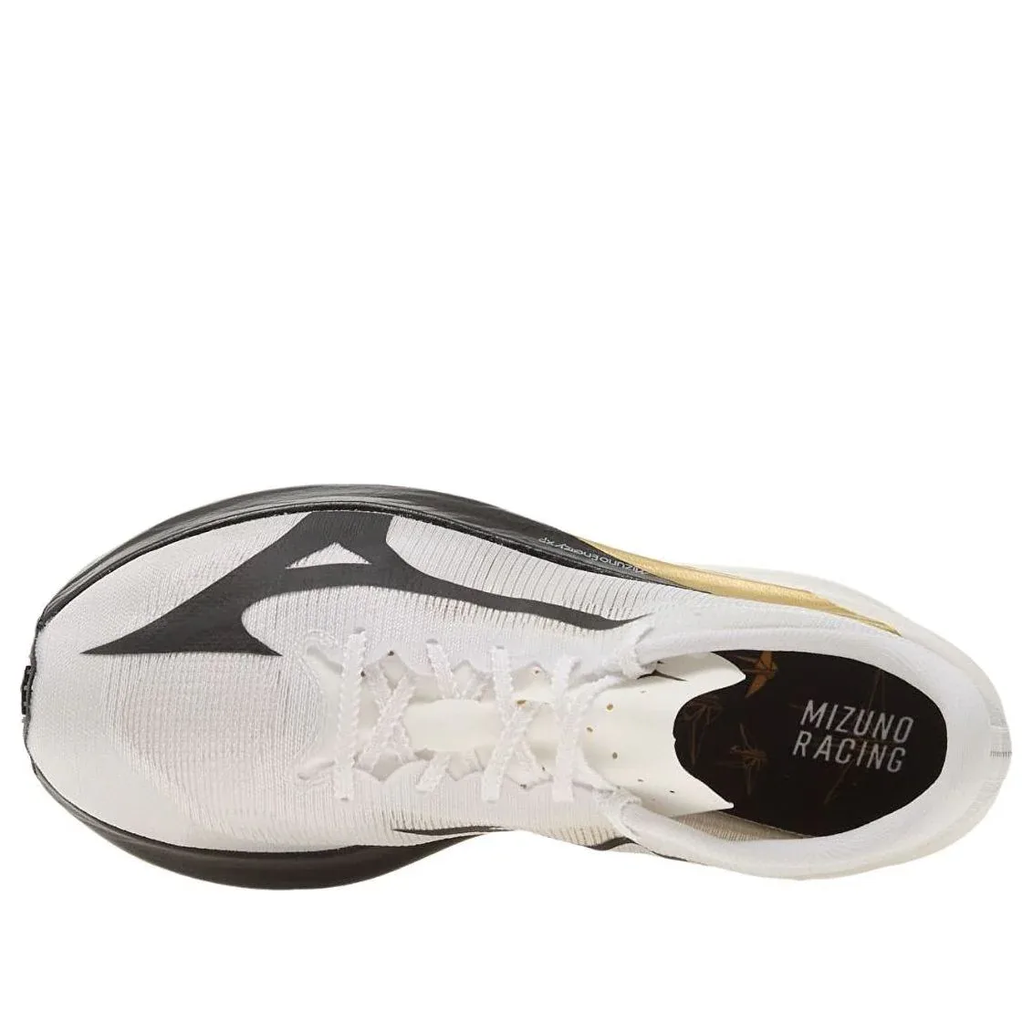 Кроссовки Mizuno Hyperwarp Elite 'White Black Gold' — фото 3