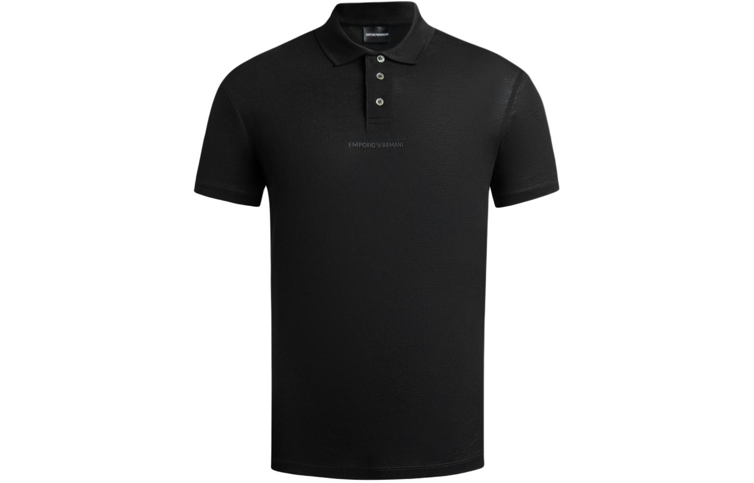 

Поло SS23 мужское EMPORIO ARMANI, черный