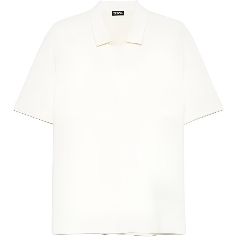 

Текстурированная поло Zegna Ermenegildo Zegna, белый