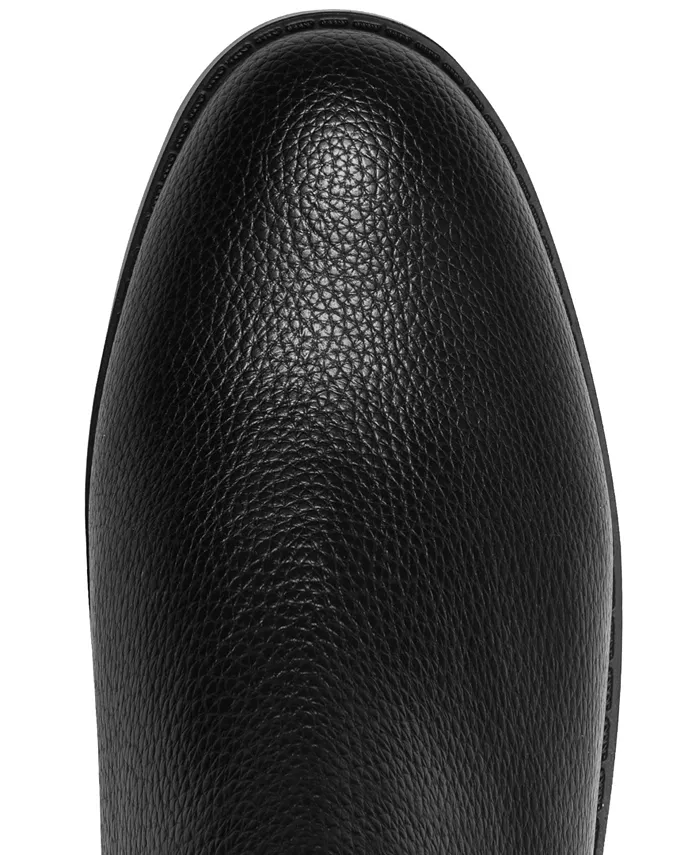 Женские сапоги для верховой езды на квадратном каблуке Donna Karan New York, черный — фото 4
