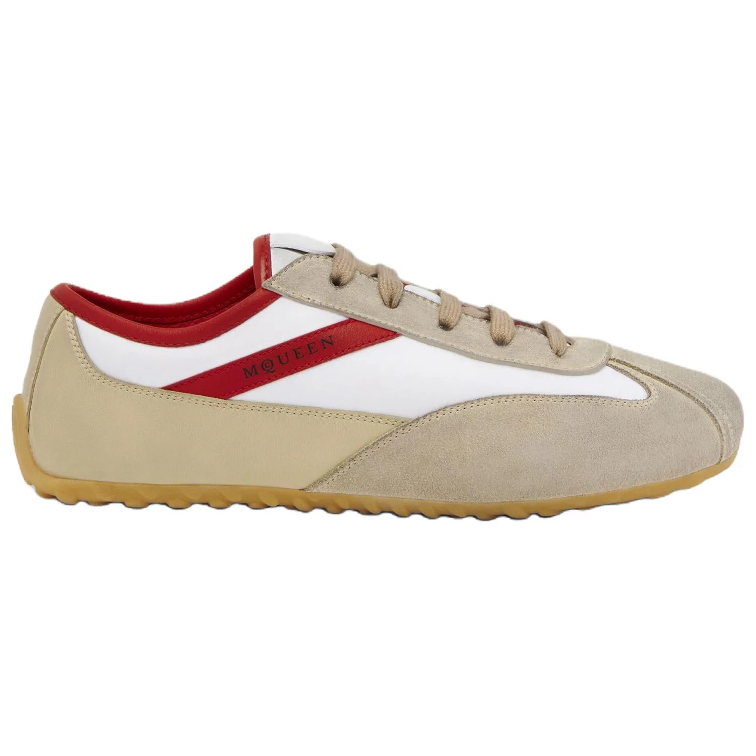 Alexander McQueen Кроссовки Boxe Low top Casual мужские бежевые — фото 3