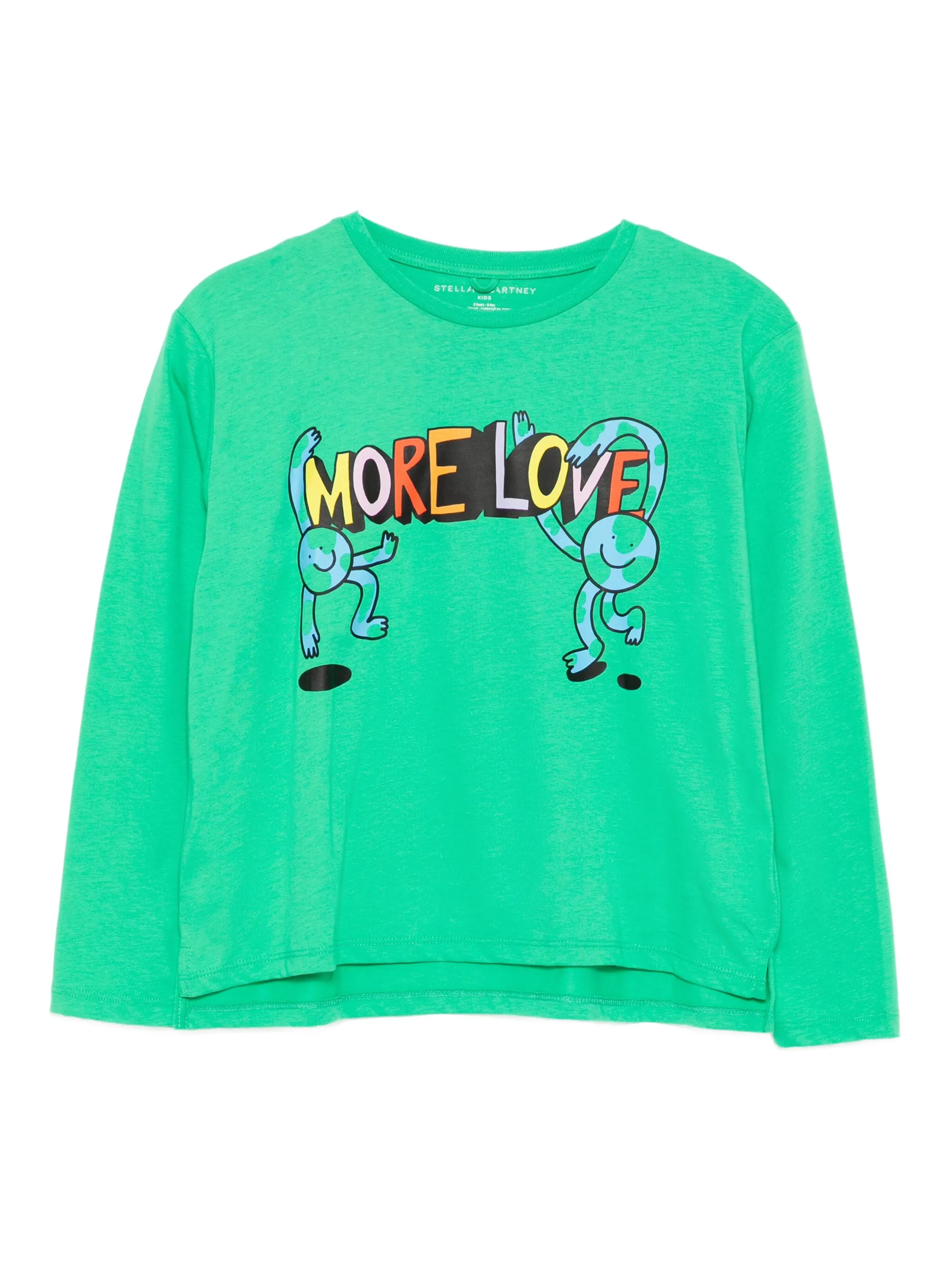 

Футболка с графичным принтом Stella Mccartney Kids, зеленый