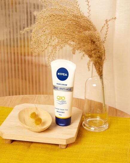 Крем для рук против морщин 100мл Nivea, Q10 3in1 Anti-Age Hand Cream — фото 4