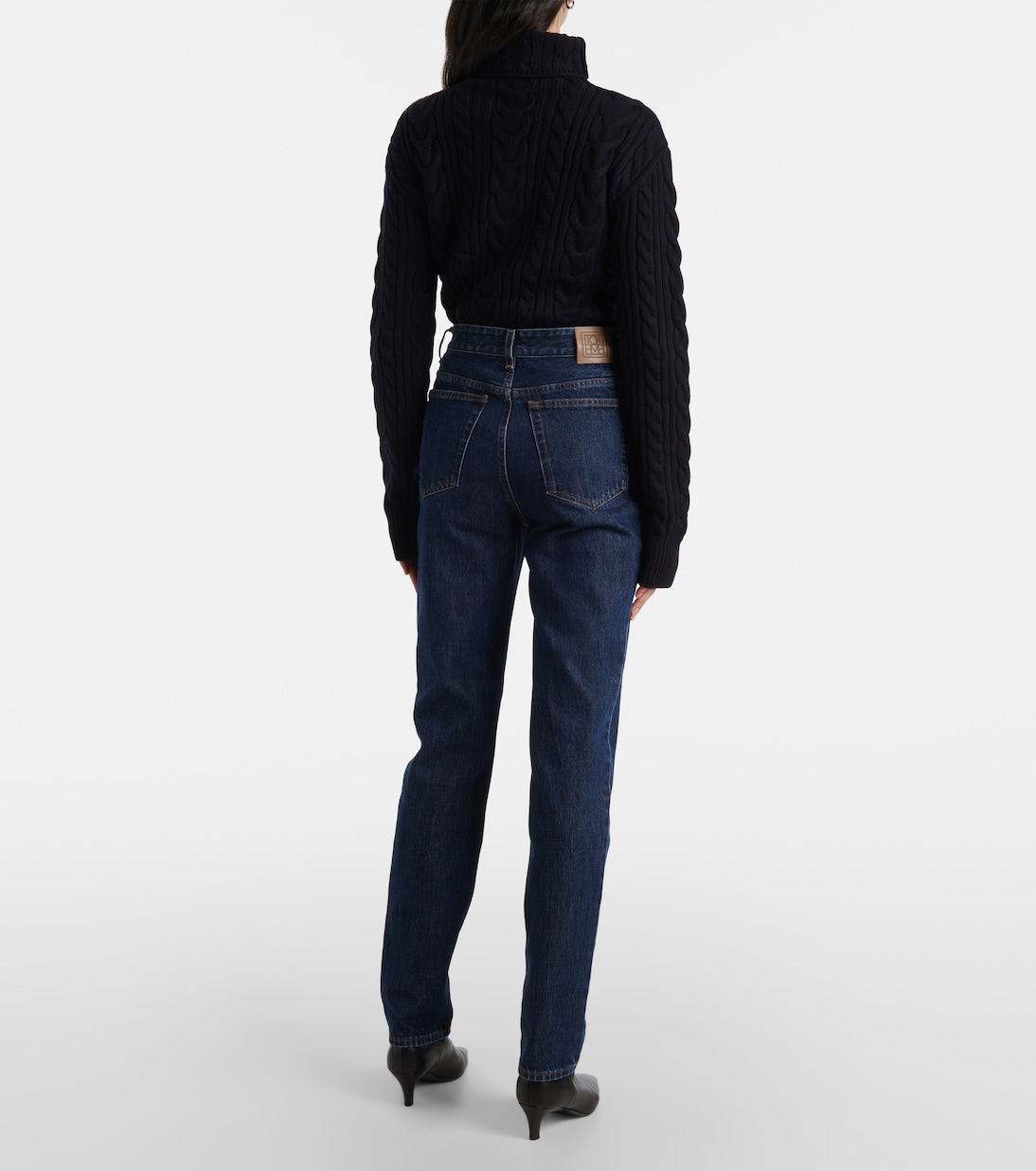 Высокие узкие джинсы Toteme, Indigo — фото 3