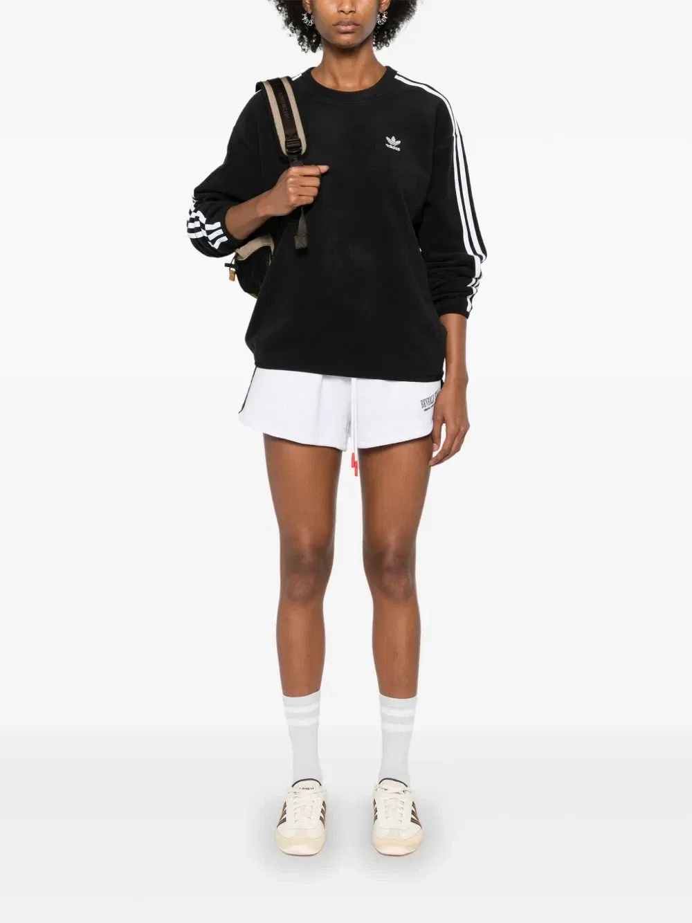 Толстовка 3-Stripes adidas, черный — фото 2