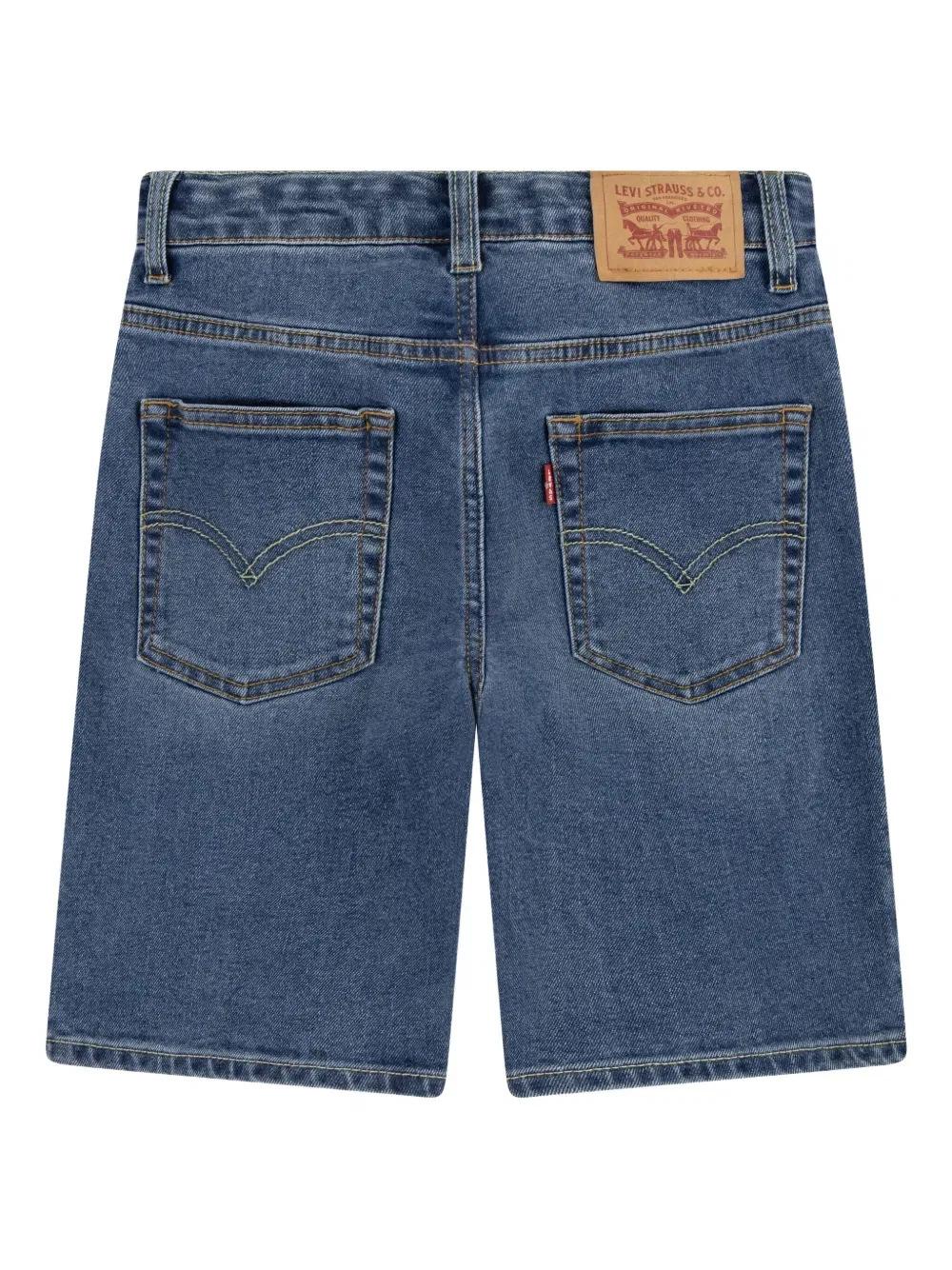 Джинсовые шорты Levi'S Kids, коричневый — фото 2