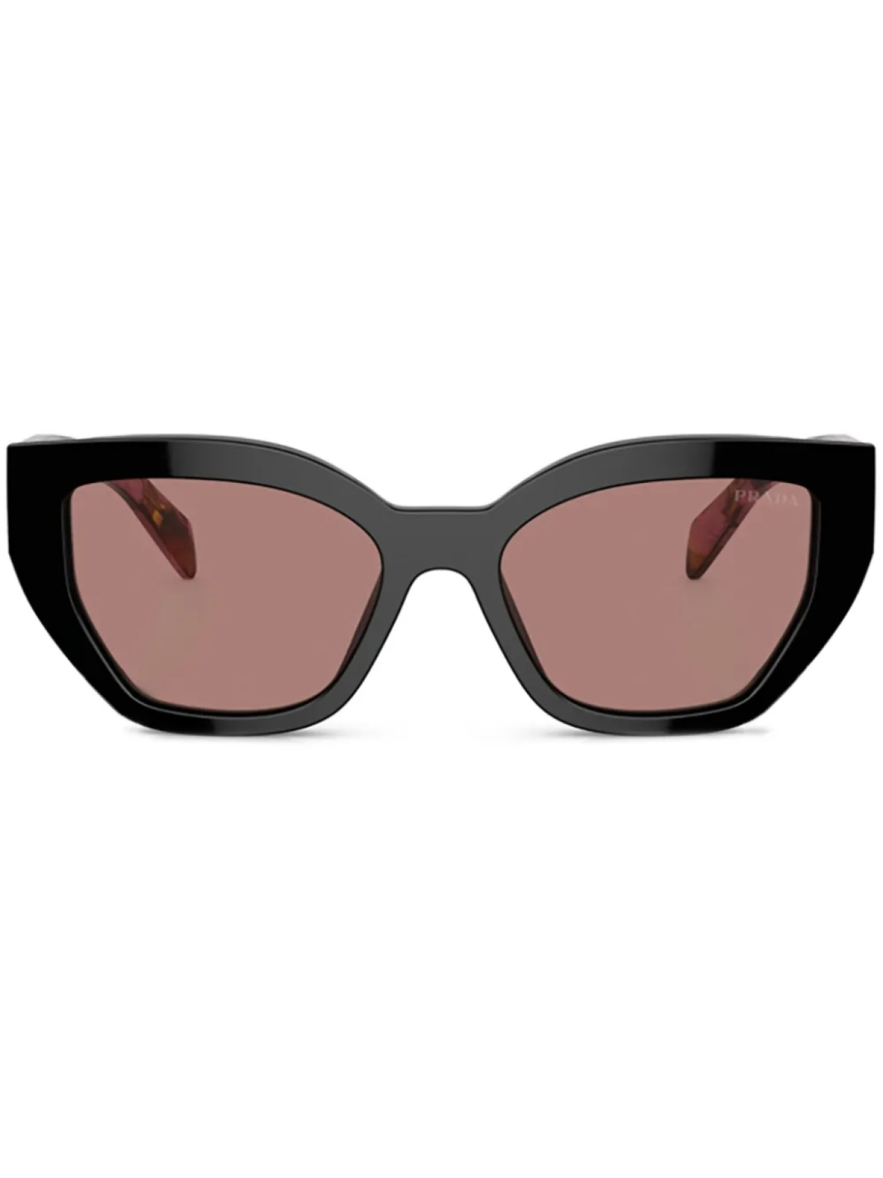 

Prada Eyewear солнцезащитные очки в оправе 'кошачий глаз', черный