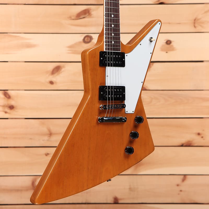 

Электрогитара Gibson 70s Explorer - Antique Natural - 224830143 - PLEK'd