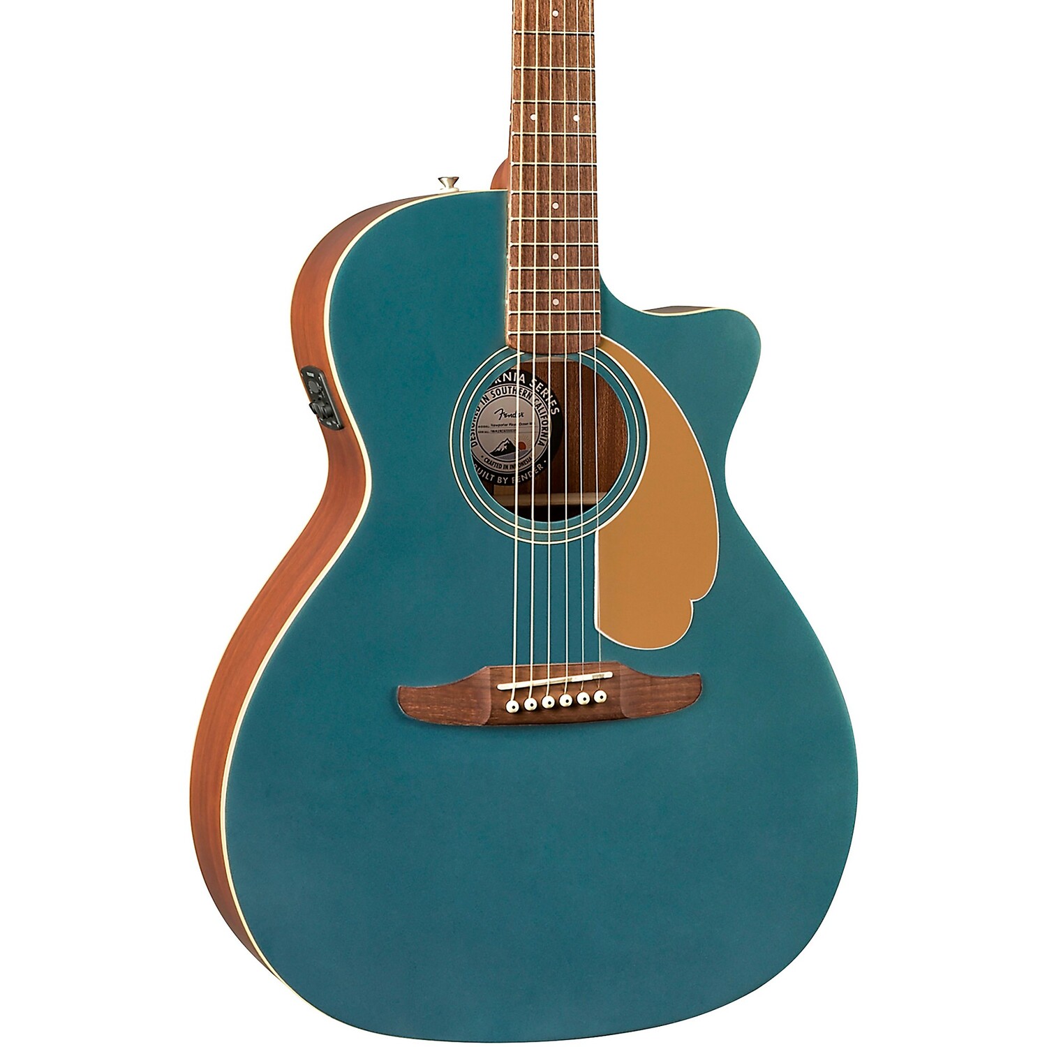 

Акустически-электрическая гитара Fender California Newporter Player Ocean Teal Satin