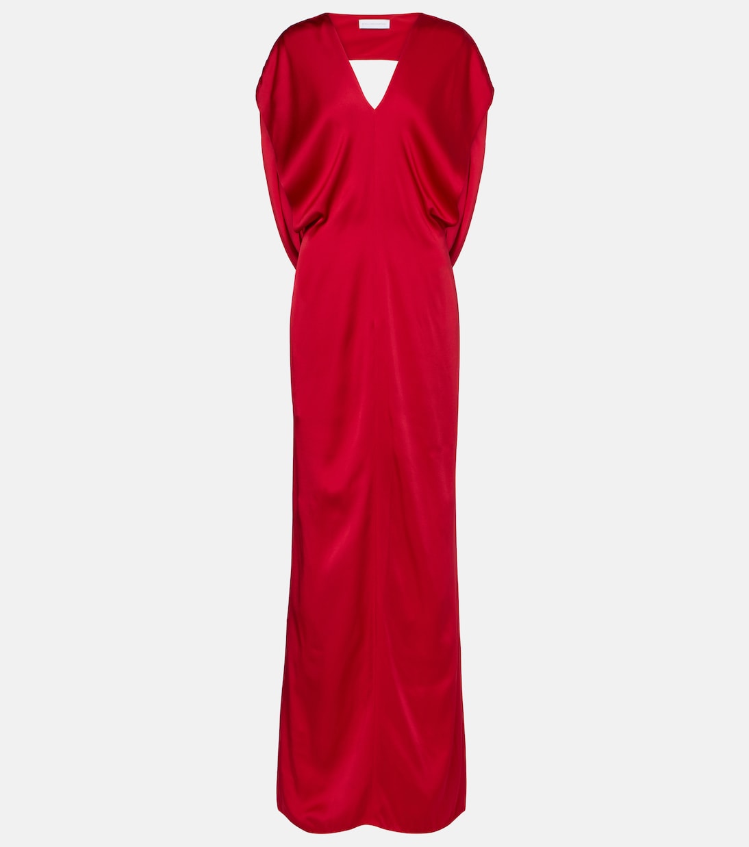 

Драпированное атласное платье Stella McCartney, Raspberry