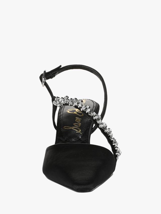 Туфли-лодочки с откидной спинкой на каблуке bonnie kitten Sam Edelman, черный — фото 4