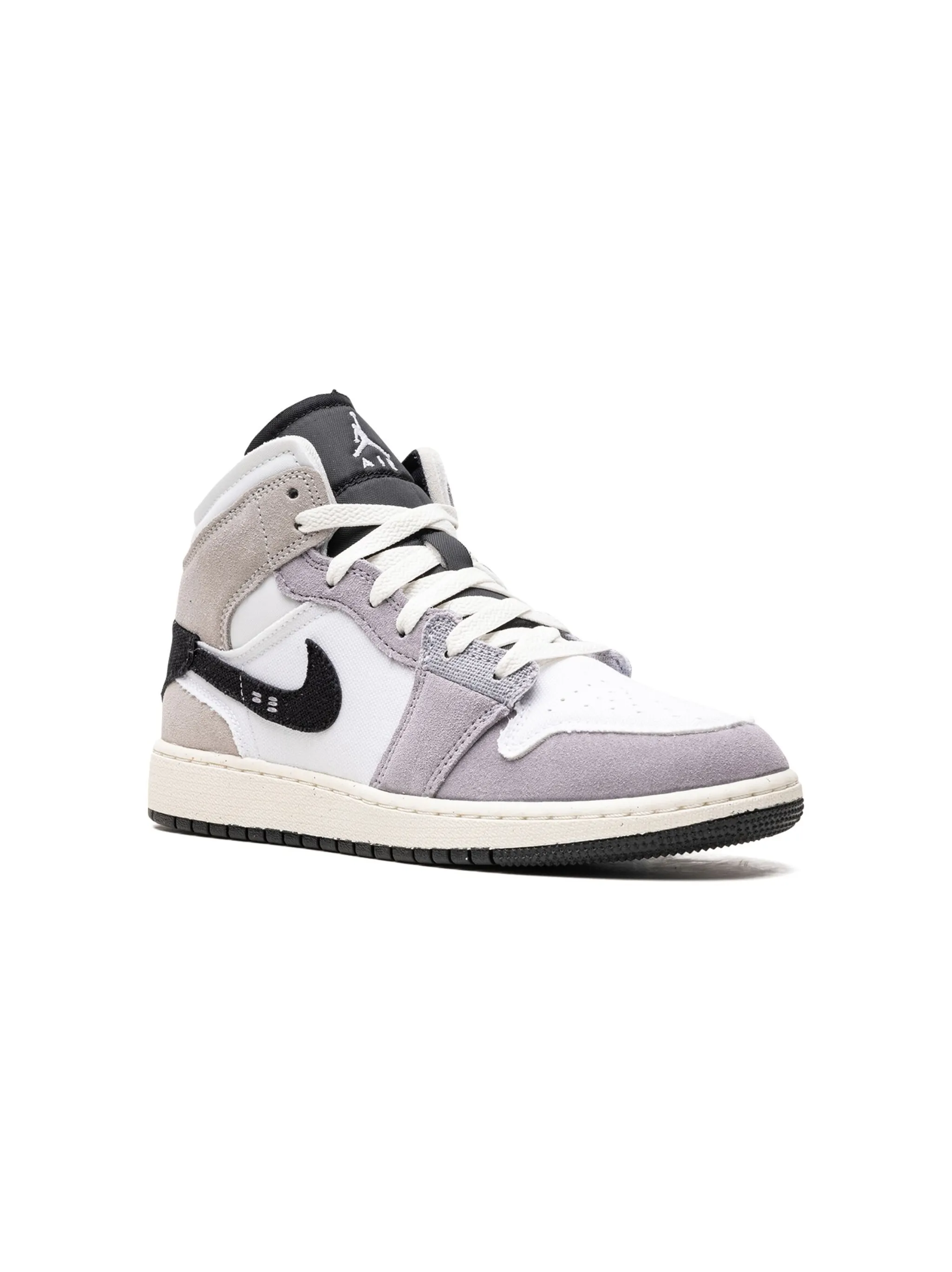 

Кроссовки Air Jordan 1 Mid SE Craft Cement Jordan Kids, серый