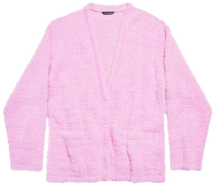 

Кардиган Balenciaga Furry Cardigan 'Pink', розовый