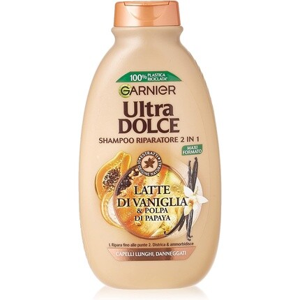 

Ultra Dolce Шампунь с ванилью и мякотью папайи, 300 мл, Garnier