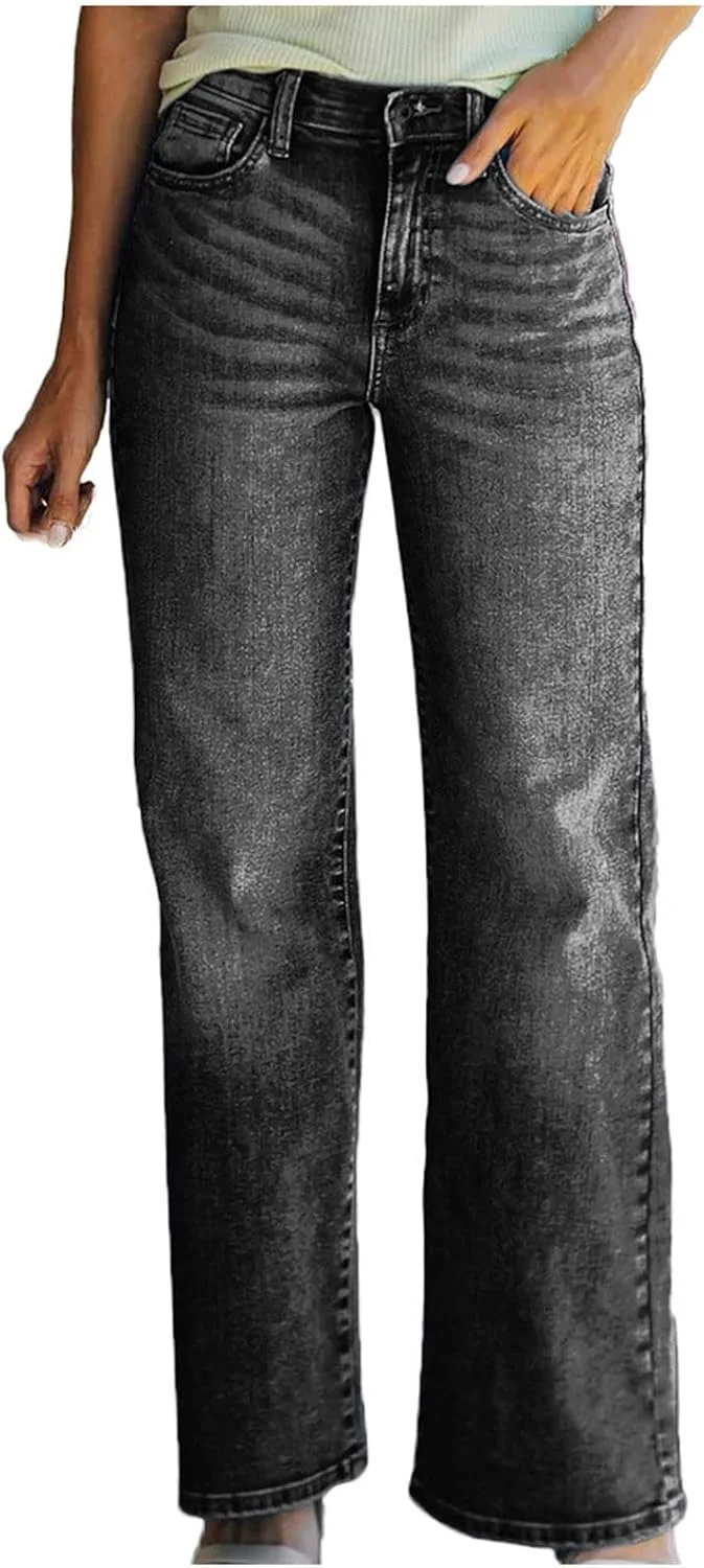 Женские джинсы Hipster Straight Denim Pants Slim Fit