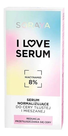 

Нормализующая сыворотка для жирной и комбинированной кожи 30мл Soraya I Love Serum