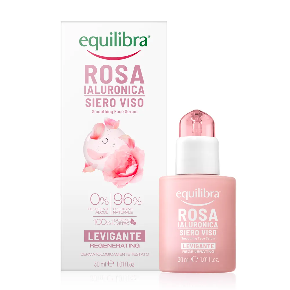 

Equilibra Rosa Hyaluronica Разглаживающая сыворотка для лица 30 мл Тонизирующее и антиоксидантное действие