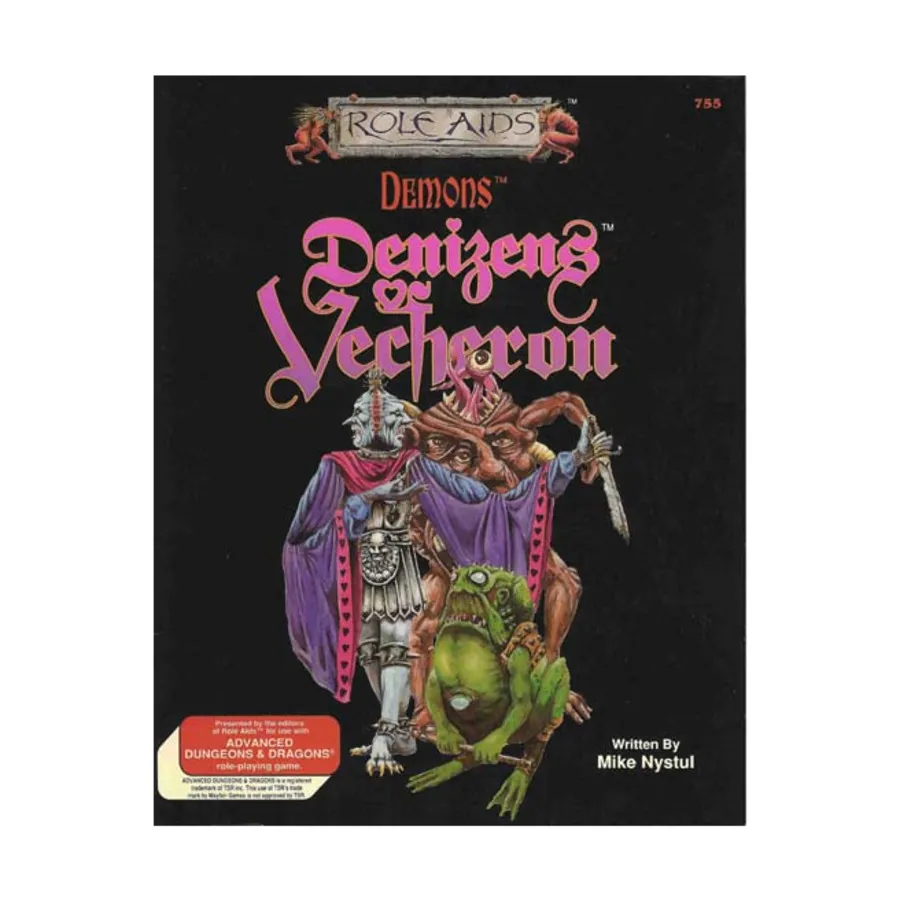 

Denizens of Vecheron, Roleaids - Demons, мягкая обложка