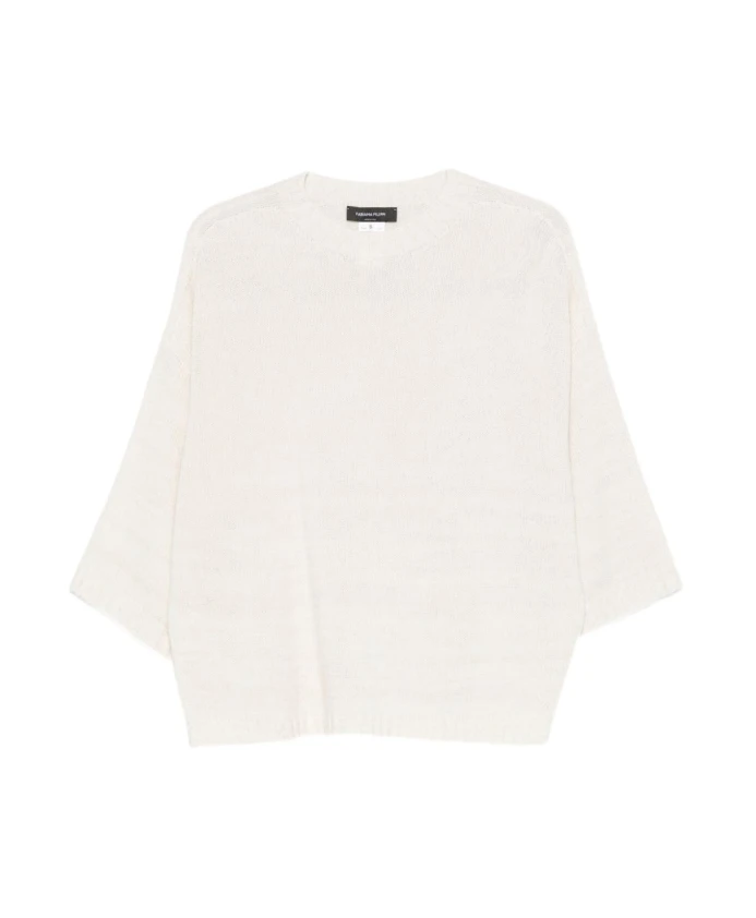 

Свитер из шерстяной смеси Fabiana Filippi, бежевый