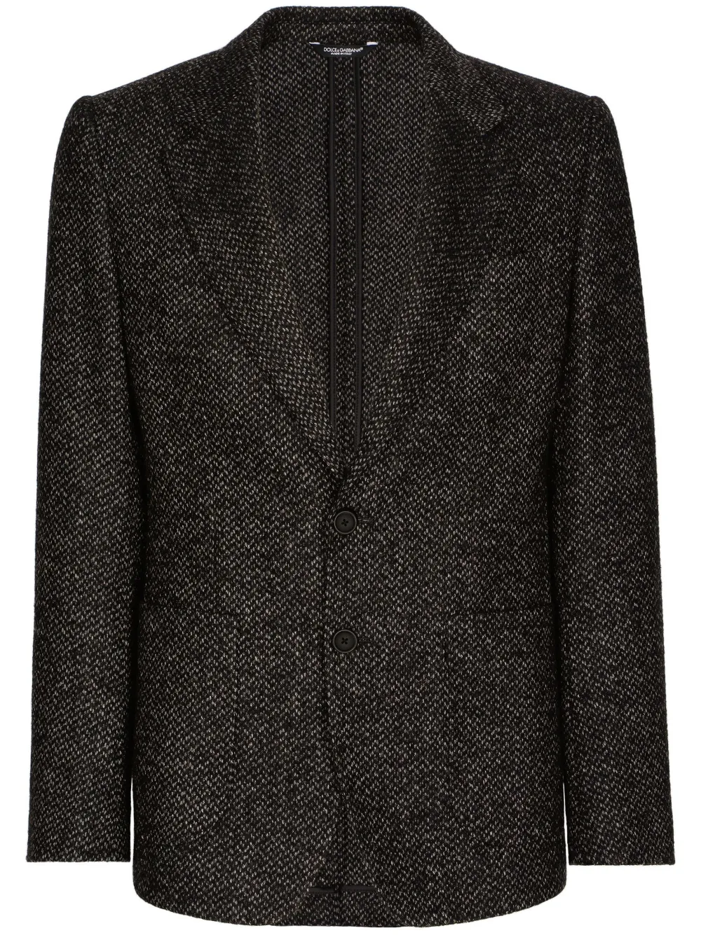 

Однобортный пиджак DOLCE & GABBANA, черный
