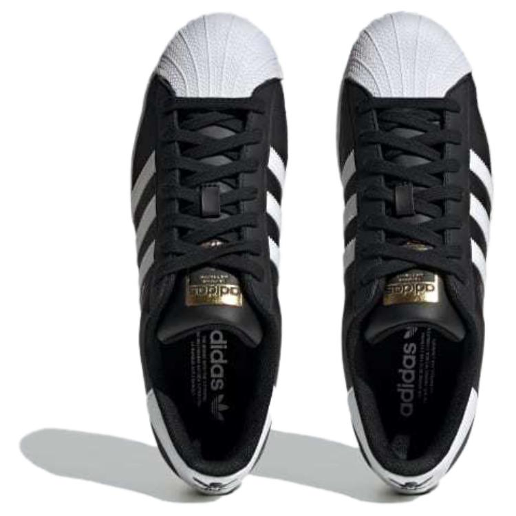 Adidas Originals Adidas Superstar Core Black Cloud White в черно-белом цвете, цвет Black White — фото 4