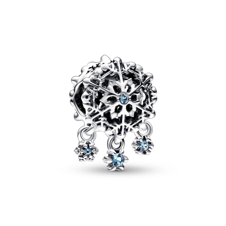

Шарм Icy Snowflake Drop Pandora, стерлинговое серебро