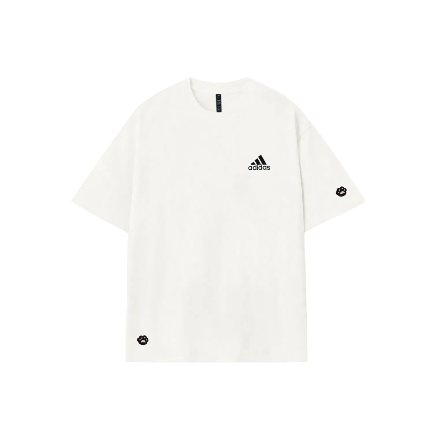 Футболка Adidas MUST HAVES с принтом белая — фото 3