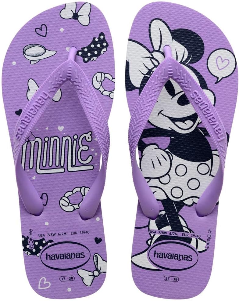 

Вьетнамки Havaianas Top Disney, унисекс для взрослых, фиолетовый