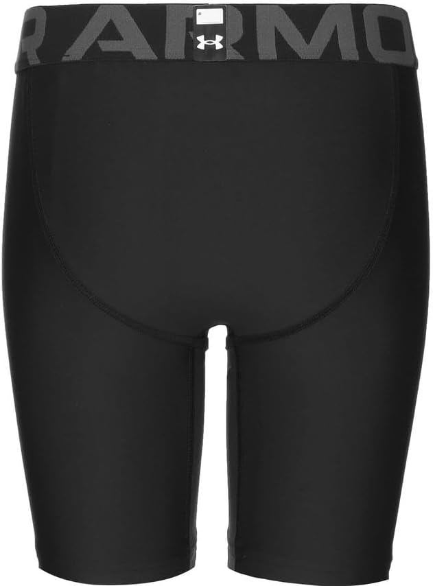 Детские шорты Under Armour HeatGear Armour, Black (001)/Pitch Gray — фото 3
