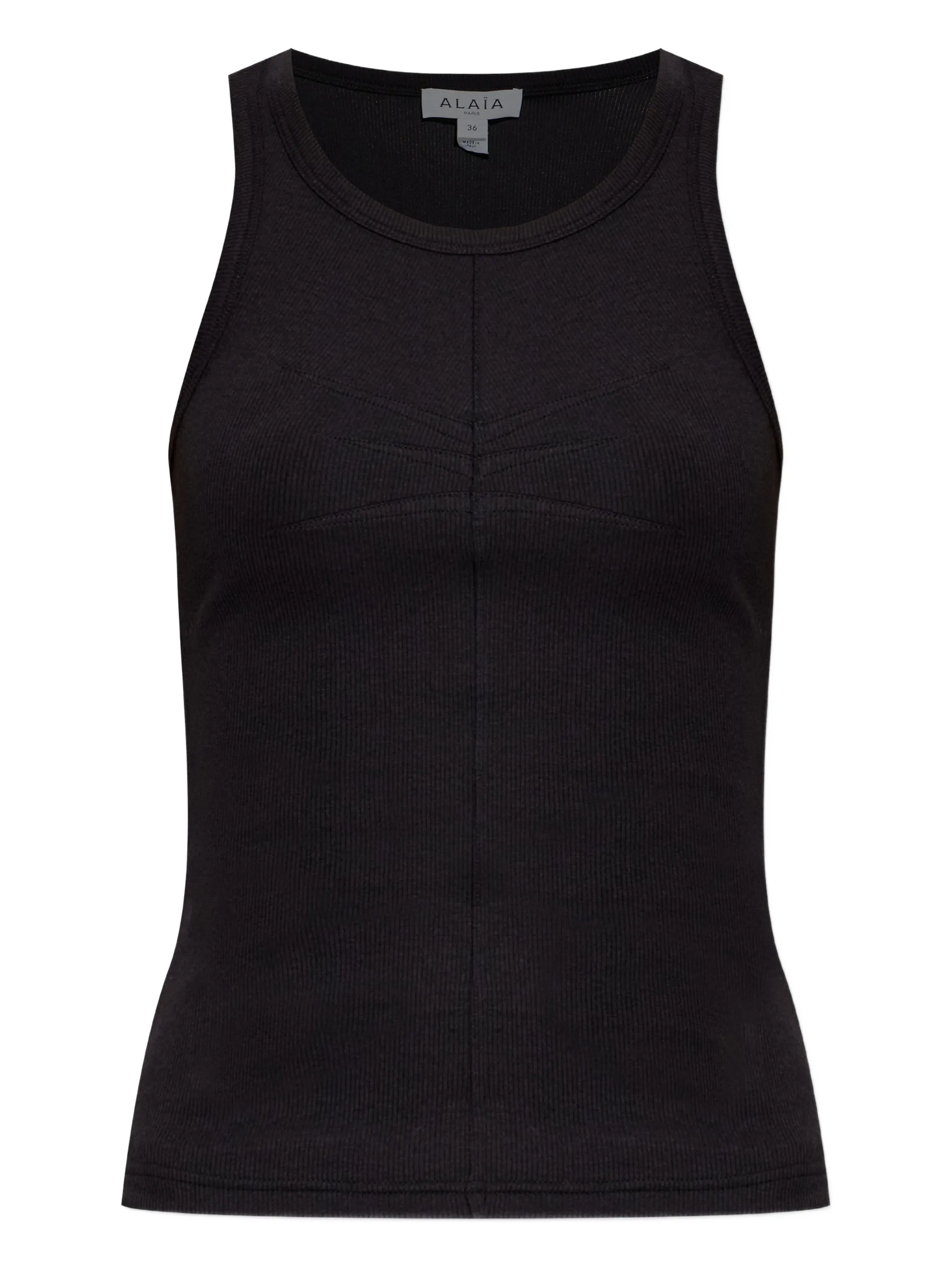 

Майка в рубчик Alaïa, черный