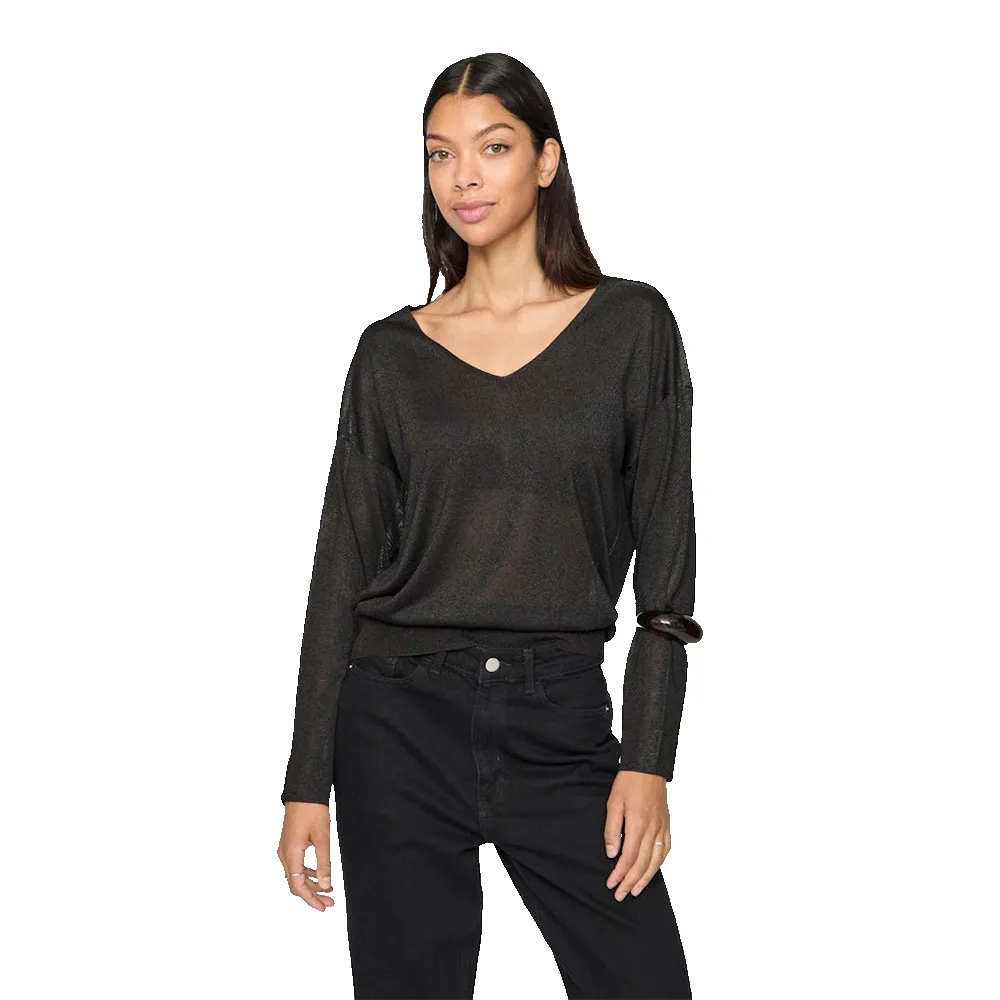 

Свитер Vila Novy v neck, черный