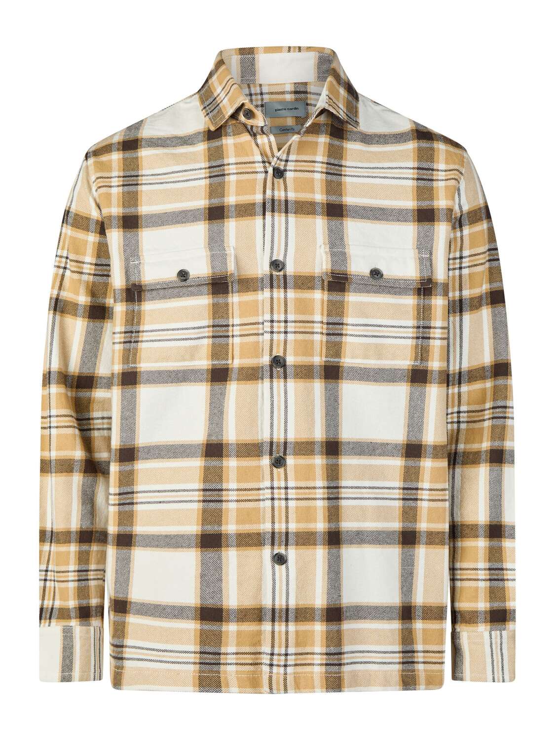 

PIERRE CARDIN Рубашка на пуговицах Regular fit в желтом цвете