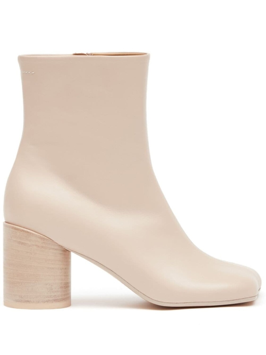 

MM6 Maison Margiela ботинки из кожи Anatomic 70 мм, нейтральный цвет