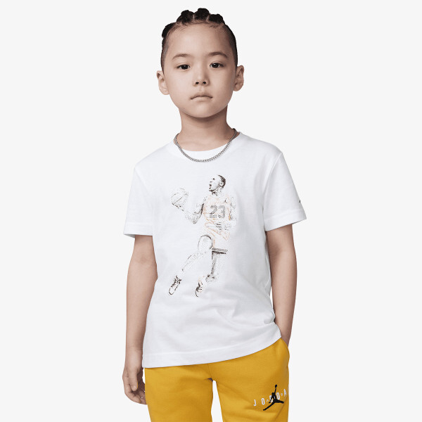 

Футболка JDB Air Jordan Dots из нержавеющей стали Nike, белый