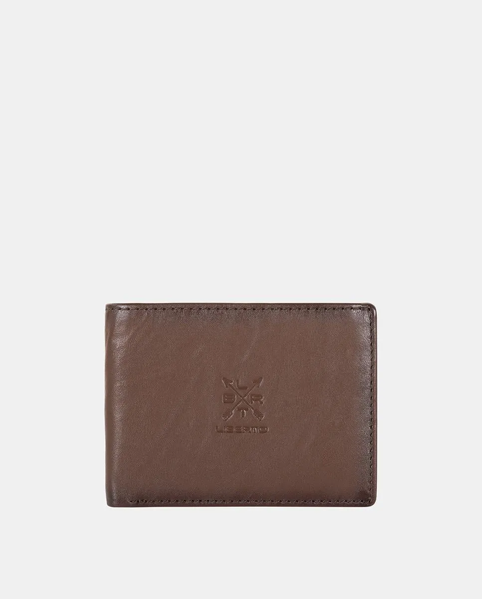 

Американский бумажник, кошелек Liberto, коричневый