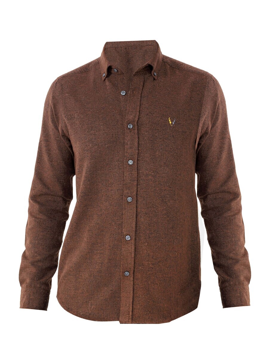 

Рубашка By Diess Collection Regular fit Button Up, коричневый