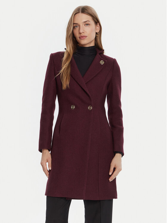 

Шерстяное пальто regular fit CFC0126218003 Rinascimento, красный