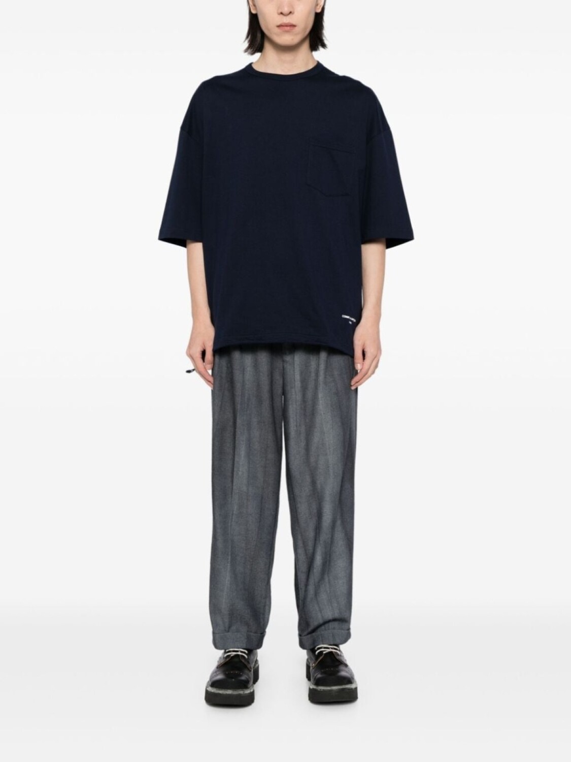 

Comme des Garçons Homme футболка с логотипом, синий